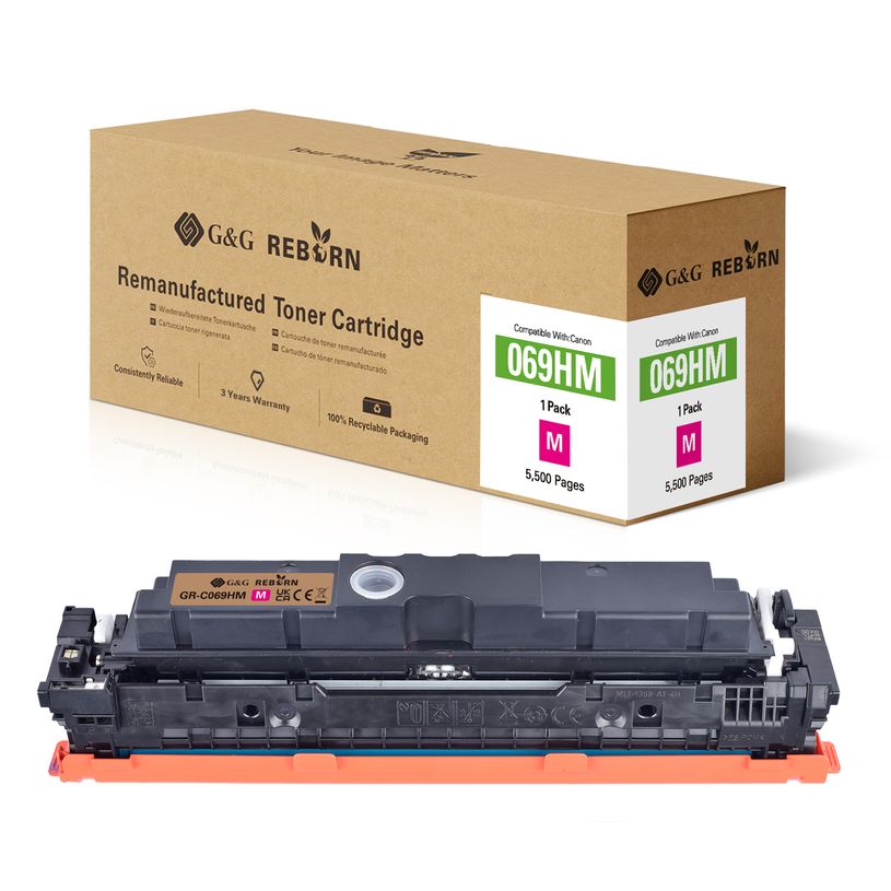 6937173440088-Cartouche laser remanufacturée Canon 069H - magenta - G&G--0