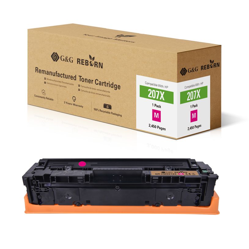 6942383124680-Cartouche laser remanufacturée HP 207X - magenta - G&G--0