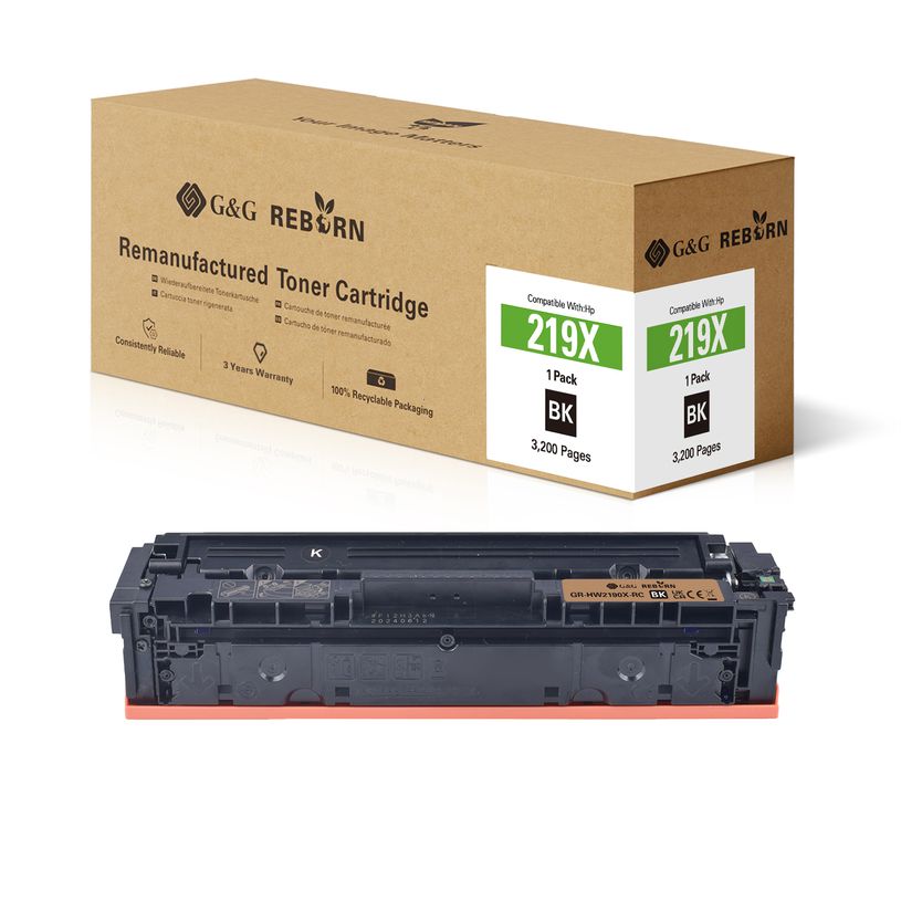 6937173433776-Cartouche laser remanufacturée HP 219X - noir - G&G--0
