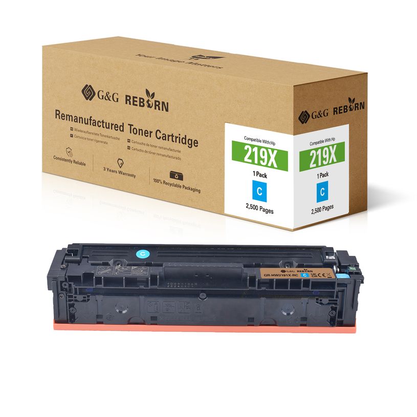 6937173433783-Cartouche laser remanufacturée HP 219X - cyan - G&G--0