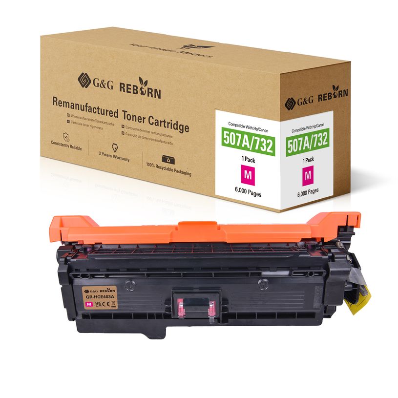 6937173440019-Cartouche laser remanufacturée HP 507A - magenta - G&G--2