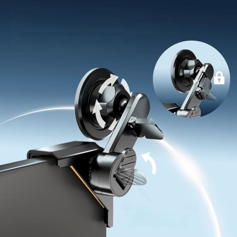 3701263535298-Jaym - Support voiture magnétique - MagSafe - Fixation écran de bord--3