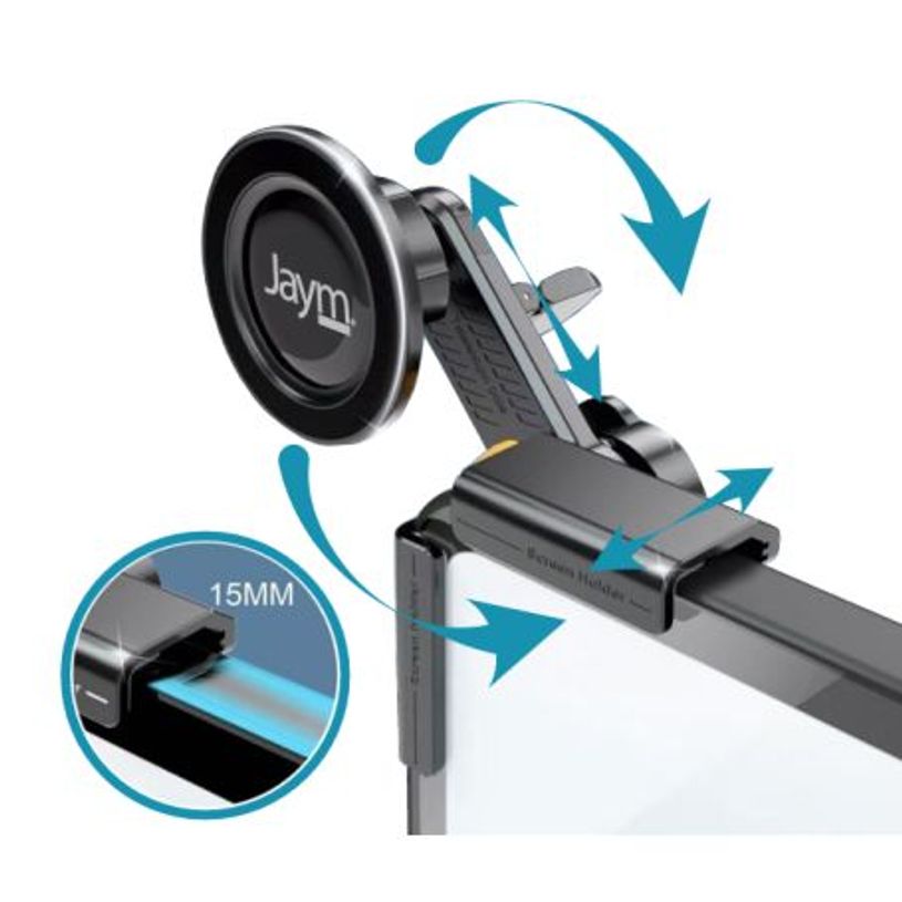 3701263535298-Jaym - Support voiture magnétique - MagSafe - Fixation écran de bord--2