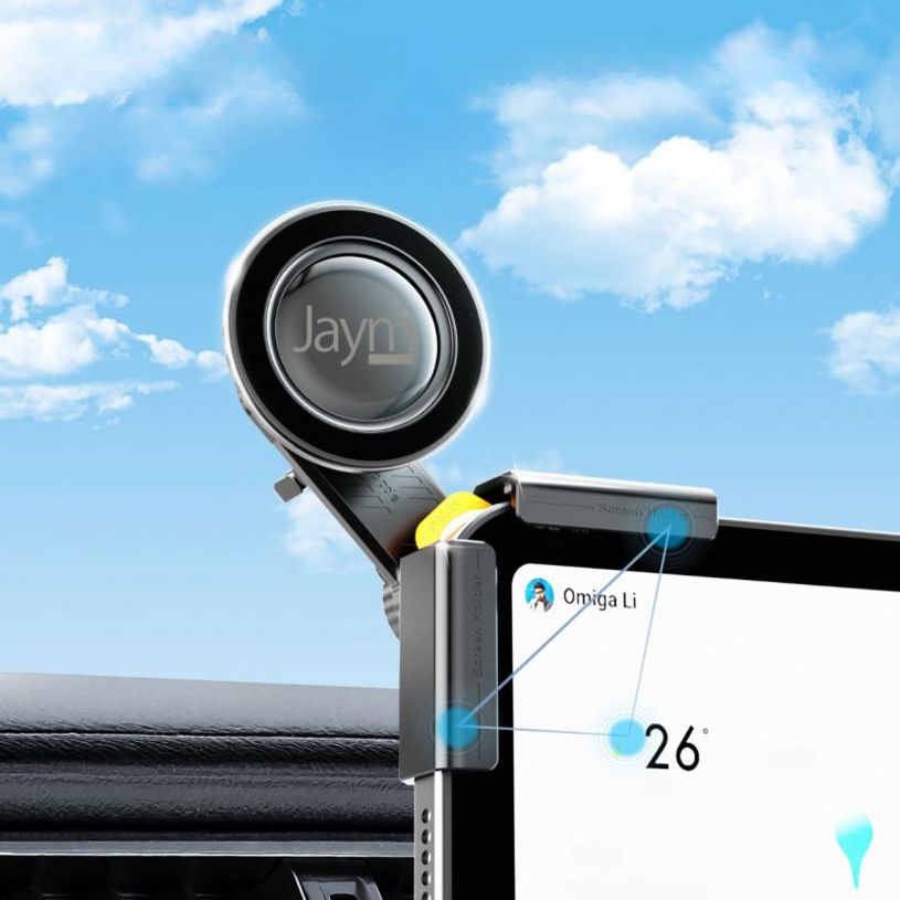 3701263535298-Jaym - Support voiture magnétique - MagSafe - Fixation écran de bord--5