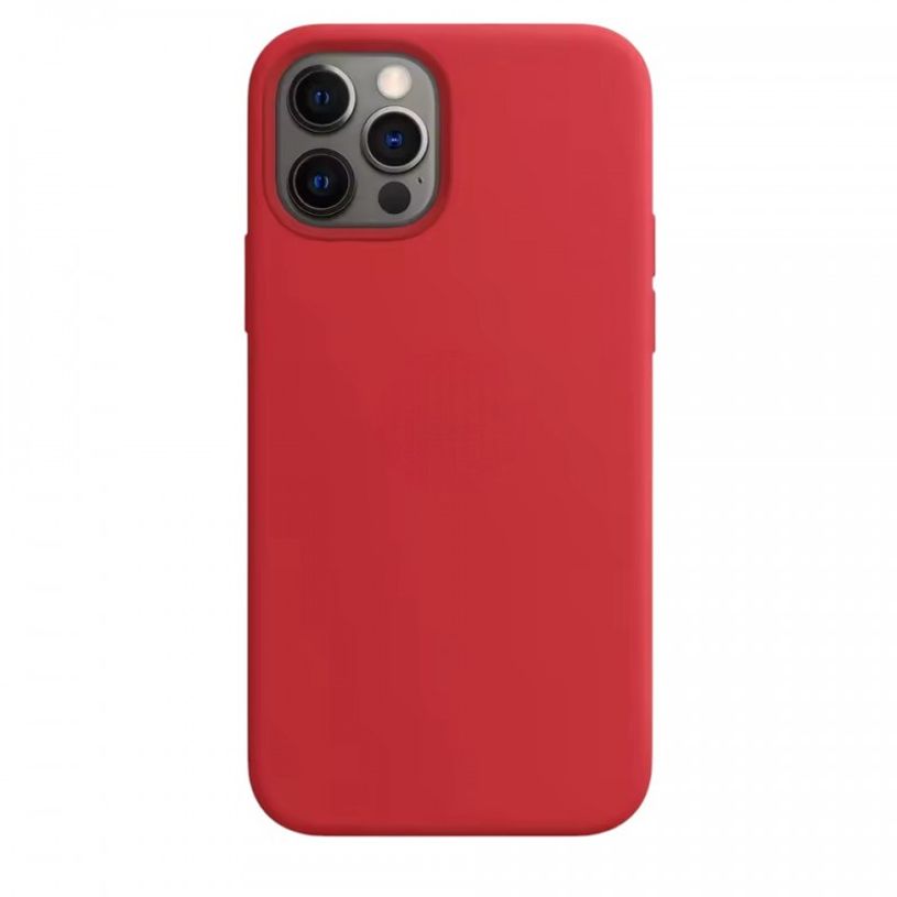 -Coque de protection pour iPhone 11 - silicone - rouge--0
