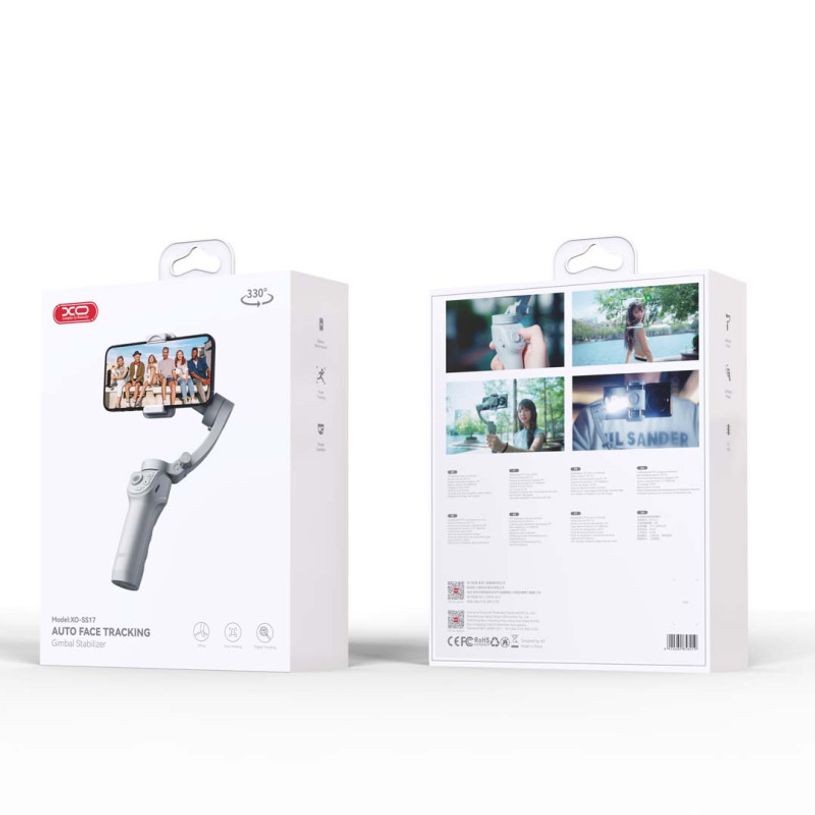 6920680858019-XO - Perche télescopique avec stabilisateur électronique - Trépied - Télecommande - Bluetooth --6