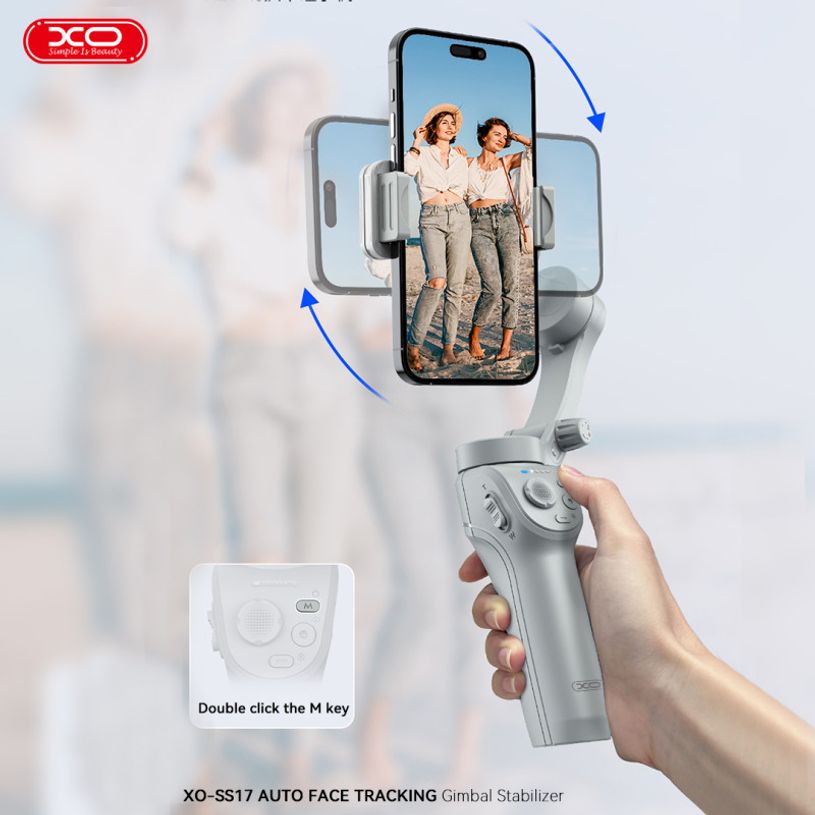 6920680858019-XO - Perche télescopique avec stabilisateur électronique - Trépied - Télecommande - Bluetooth --4