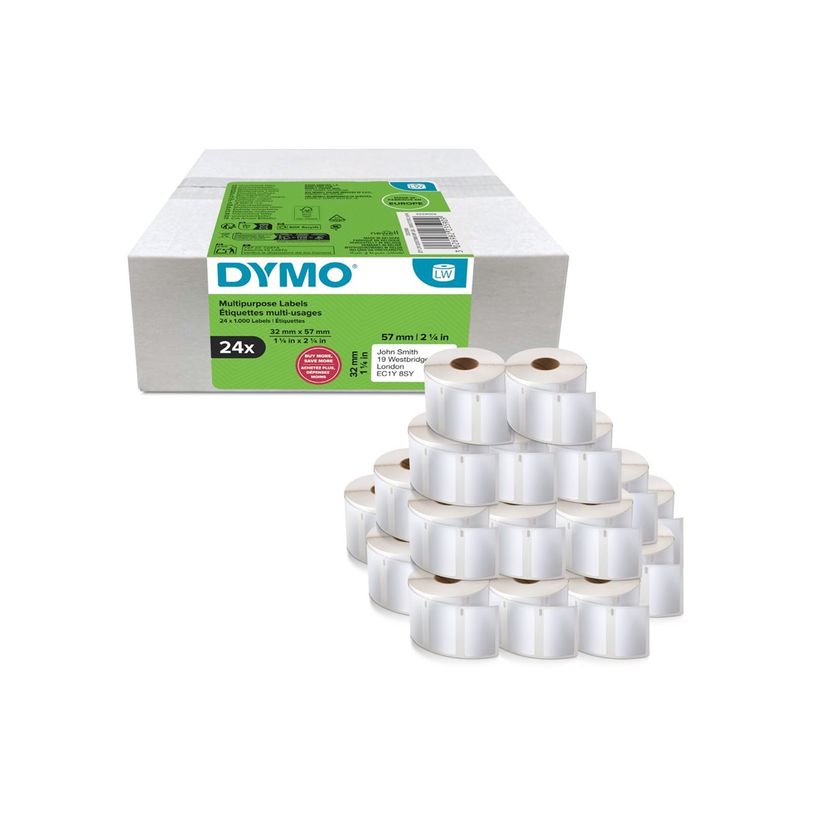 3026982235909-DYMO - 24 rouleaux de 1000 étiquettes - 57 x 32 mm - blanc-P_405271238_1-2
