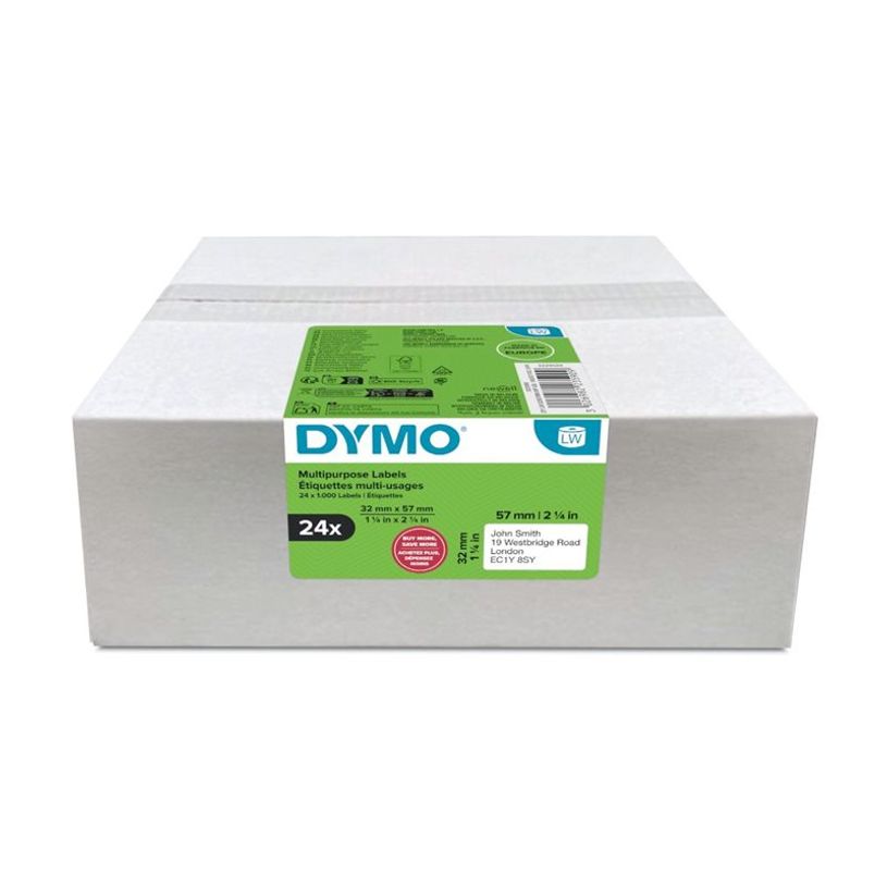 3026982235909-DYMO - 24 rouleaux de 1000 étiquettes - 57 x 32 mm - blanc-P_405271238_3-0
