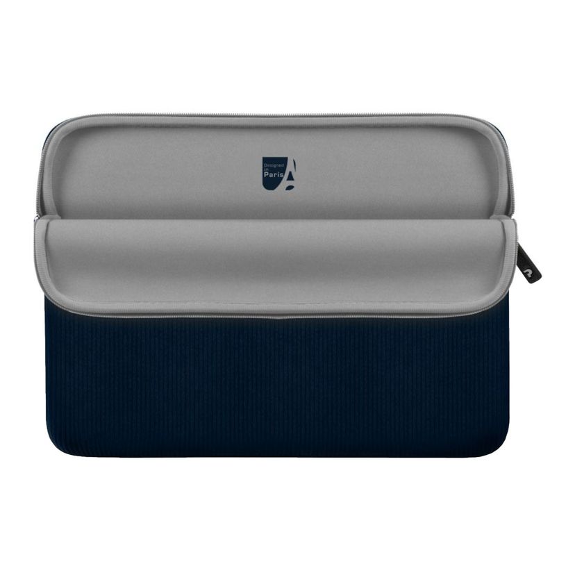 3567041407214-Port Designs Milano II - Housse d'ordinateur portable 13"–14" - Velours côtelé - Bleu -P_405271888_5-2