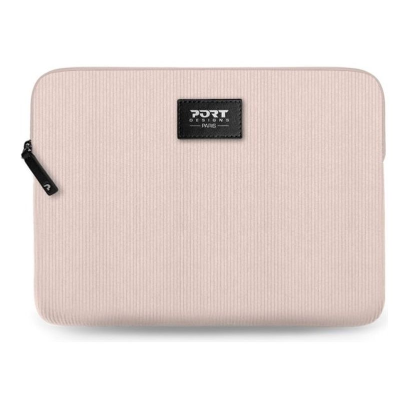 3567041407245-PORT Designs Milano II Eco - Housse d'ordinateur portable 13-14 pouces - Tissu velours cô-P_405271891_4-1