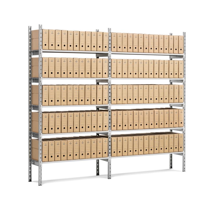 5600896560807-Paperflow Rang'ECO - rayonnage 5 tablettes - H200xL100xP34 cm - élément suivant--1