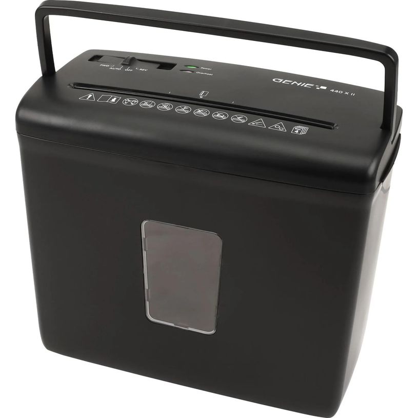 4030152955831-Genie 440X II - destructeur de documents coupe croisée - 4 feuilles - Corbeille 9 litres ---3