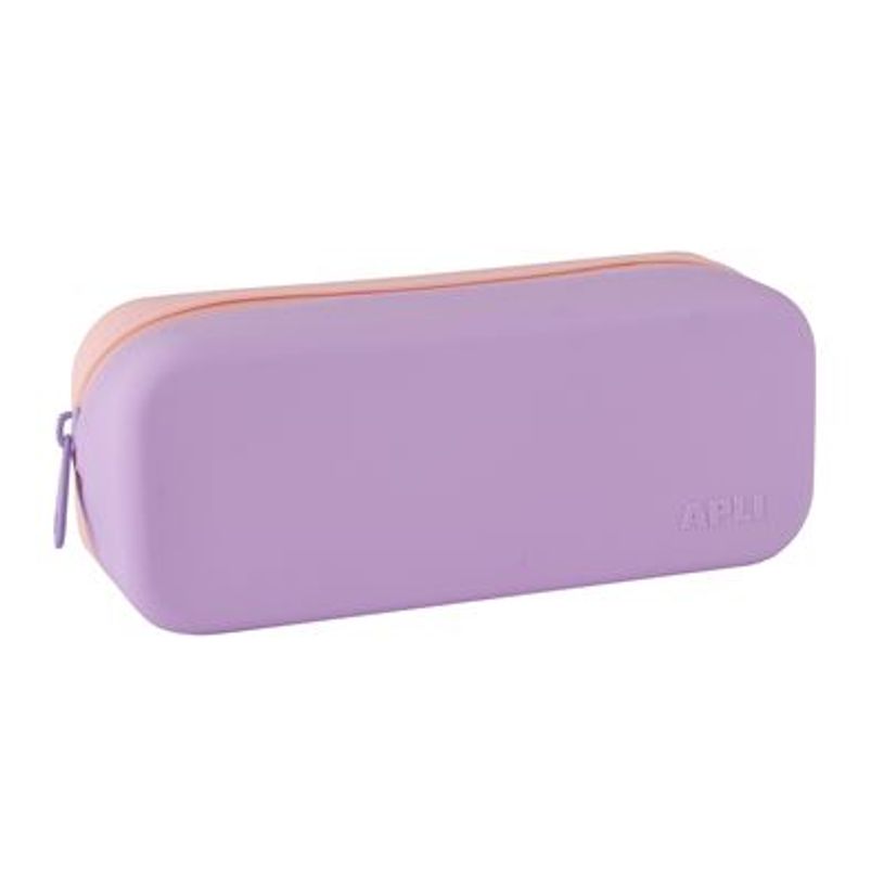 8410782206507-NORDIK - Trousse Silicone - 1 Compartiment - Lilas Rose--0