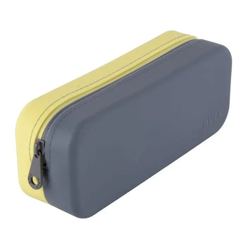 8410782206514-NORDIK - Trousse Silicone - 1 Compartiment - Bleu Jaune--0