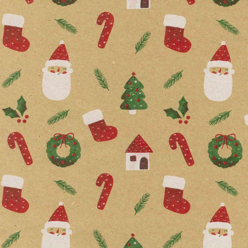 5404019389166-Viquel - 1 Rouleau de papier cadeau - 70 cm x 2 m - Winter--0