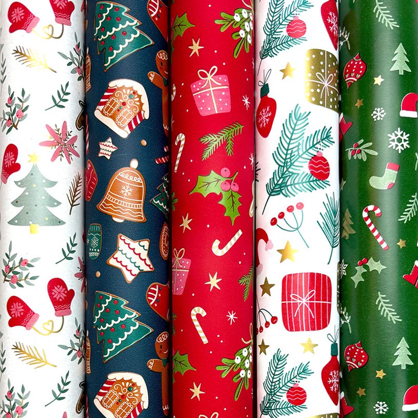 5404019377651-Viquel - 1 Rouleau de papier cadeau - 70 cm x 2 m - Lapland--4