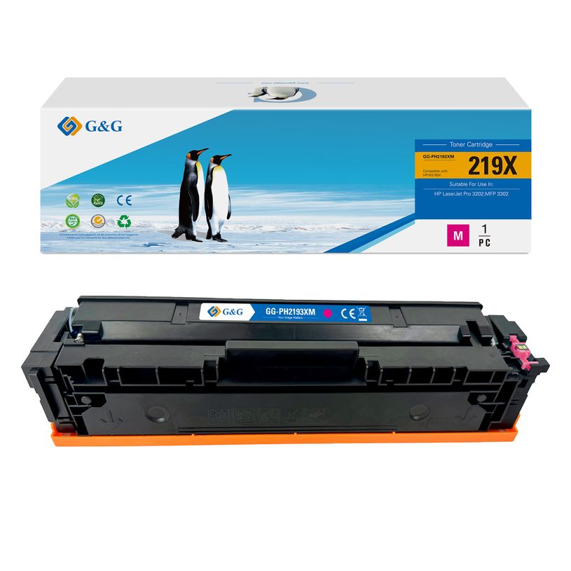 6937173420202-Cartouche laser compatible HP219X - magenta - G&G--0
