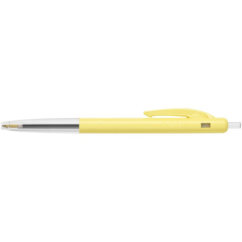 3086124141383-BIC - Stylo Bille M10 - Corps Jaune - Encre Bleue - 1 mm--0