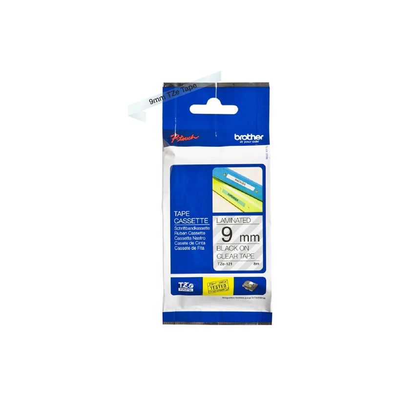 4977766684781-Brother TZe-121 - Ruban d'étiquettes auto-adhésives - 1 rouleau (9mm x 8 m) - fond trans-P_405272341_4-4