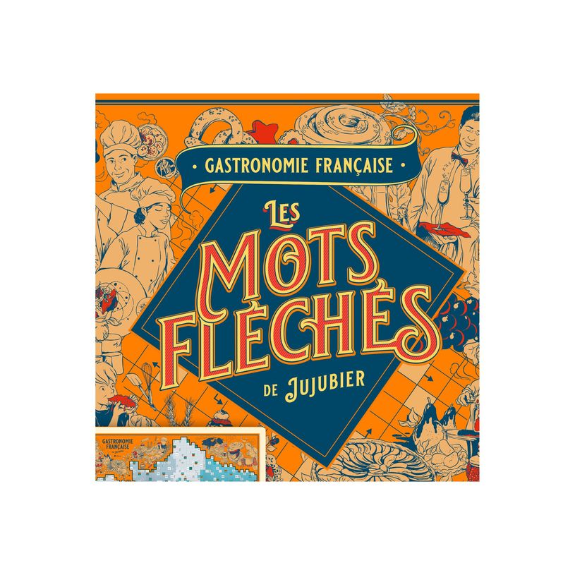 9782321020844-Le Robert Les mots fléchés de Jujubier - Gastronomie française - jeu de lettres-P_405272820_2-2