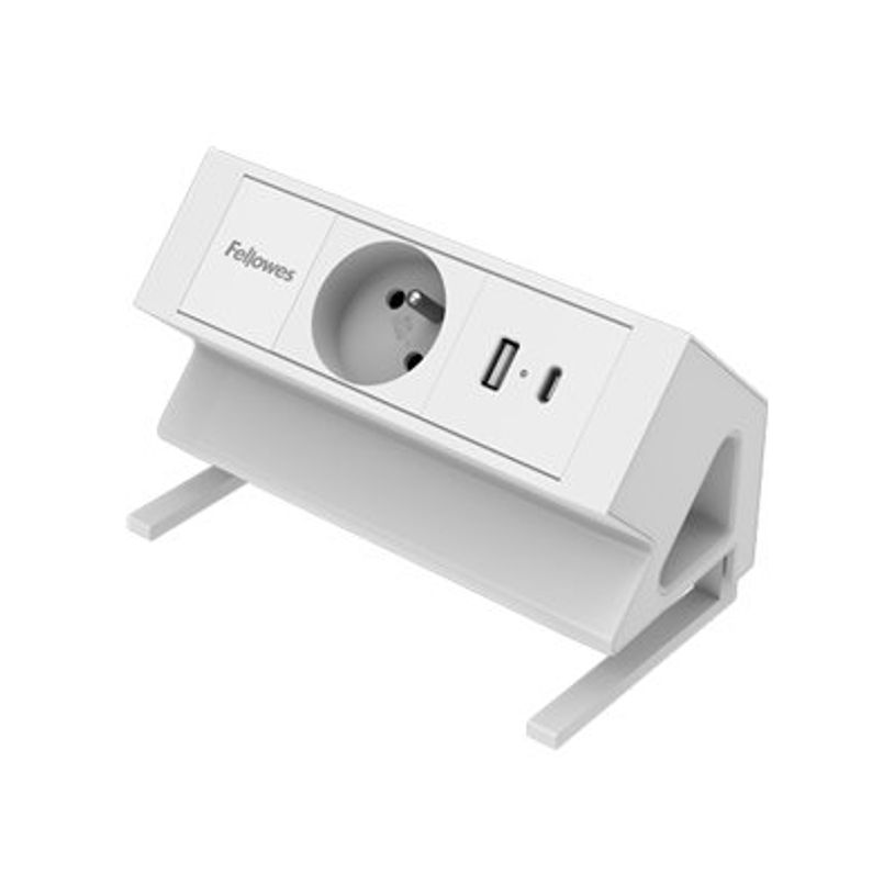 0043859806744-Fellowes Power Desk - Coupe-circuit (montable sur pince) - 30 watt - connecteurs de sortie : 1 (Type E, US-P_405272875_1-0