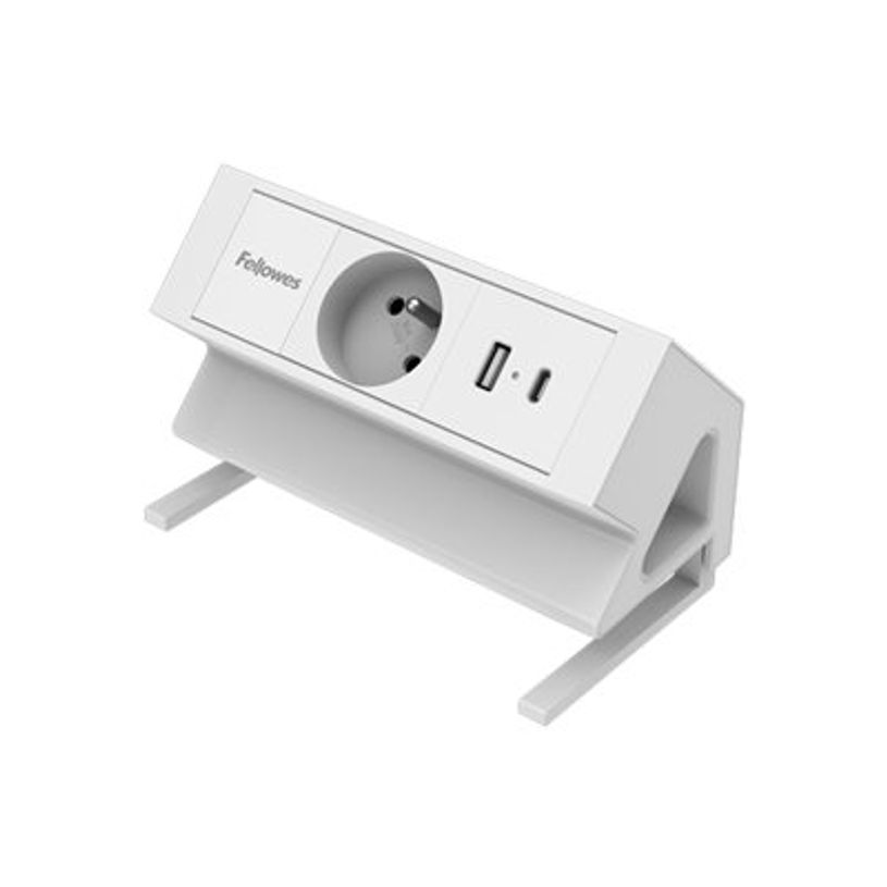 0043859806744-Fellowes Power Desk - Coupe-circuit (montable sur pince) - 30 watt - connecteurs de sortie : 1 (Type E, US-P_405272875_6-6