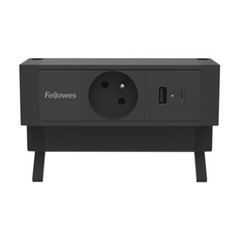 0043859806737-Fellowes Power Desk - Coupe-circuit (montable sur pince) - 30 watt - connecteurs de sortie : 1 (Type E, U-P_405272876_4-3