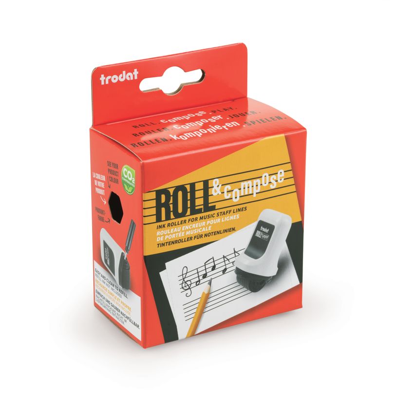 9010835150383-TRODAT - Rouleur Encreur Portées Musicales Roll Compose--0