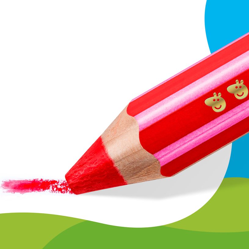 4007817179536-STAEDTLER - Noris® junior – Pack de 6 crayons de couleur 3-en-1 Peppa Pig--1
