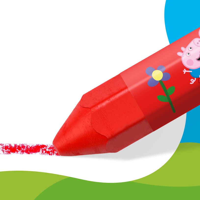 4007817179598-STAEDTLER - Noris® junior – Pack de 6 craies à la cire Peppa Pig--1