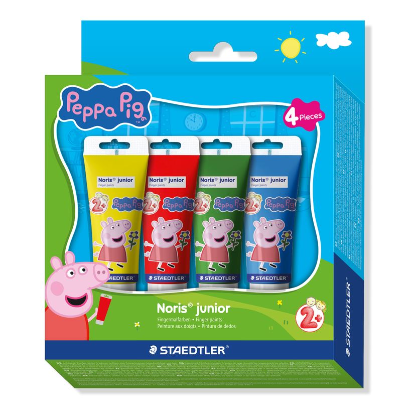 4007817179734-STAEDTLER - Noris® junior – Peinture au doigt Peppa Pig--0