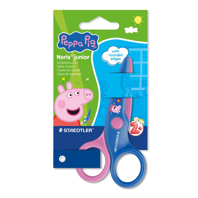 4007817179758-STAEDTLER - Noris® junior – Ciseaux de sécurité Peppa Pig--0
