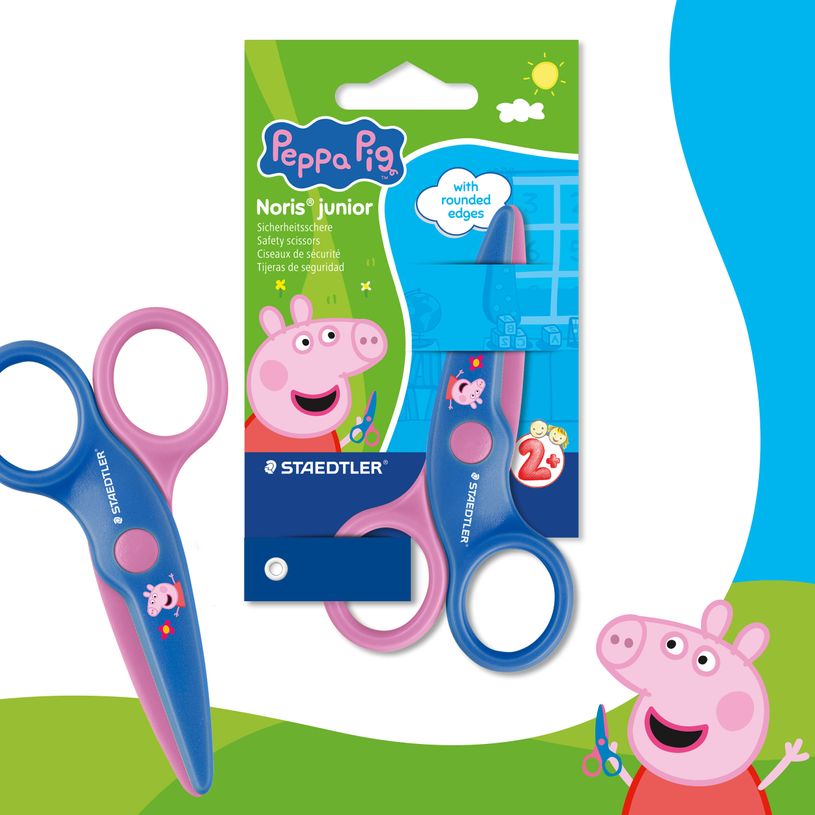 4007817179758-STAEDTLER - Noris® junior – Ciseaux de sécurité Peppa Pig--3