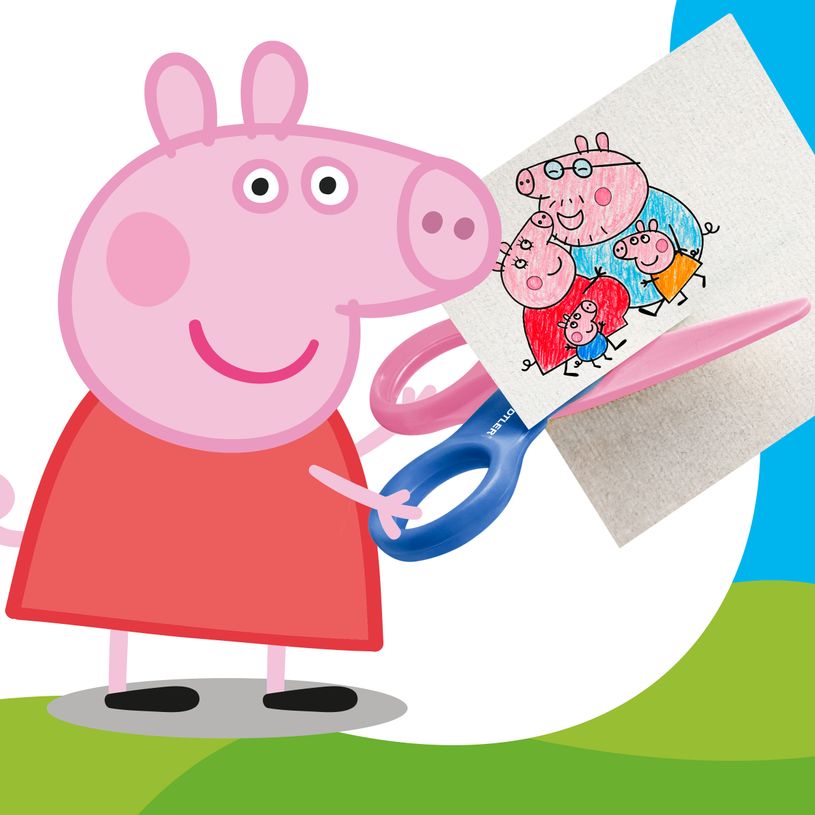 4007817179758-STAEDTLER - Noris® junior – Ciseaux de sécurité Peppa Pig--4