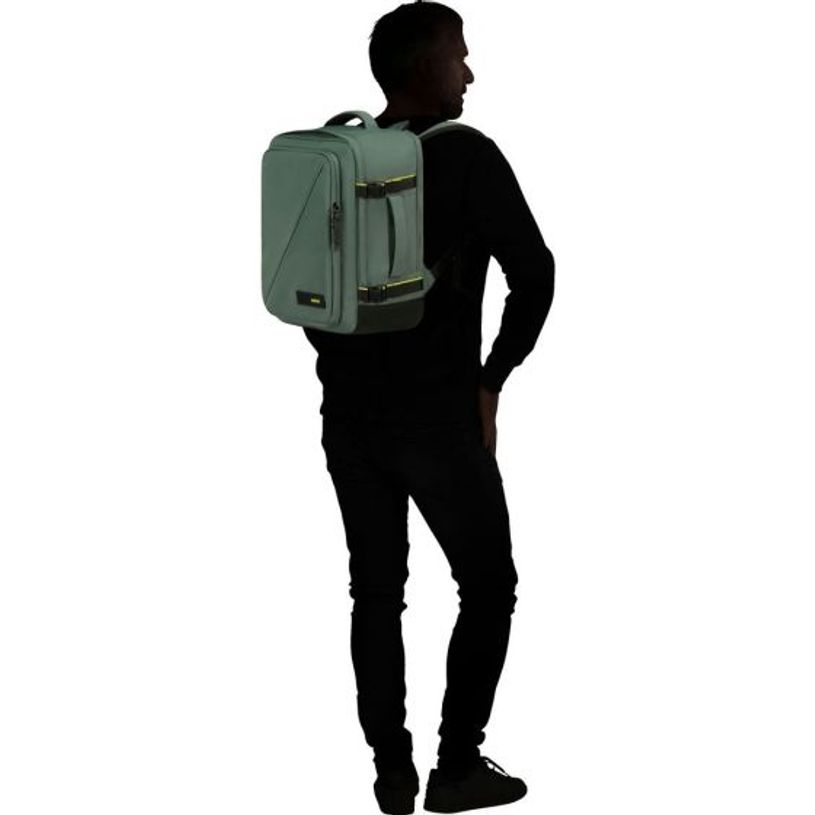 5400520265418-American Tourister – Sac à dos cabine Take2Cabin 15,6’’ – 26,5 L – Vert--5