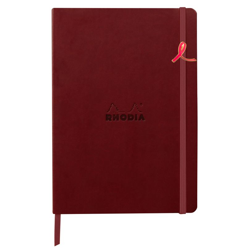 3663619252252-Rhodia - Carnet A5 ligné - 14,8 x 21 cm - Lie de vin--1