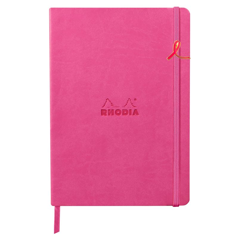 3663619252290-Rhodia - Carnet A5 ligné - 14,8 x 21 cm - Fuchsia--1