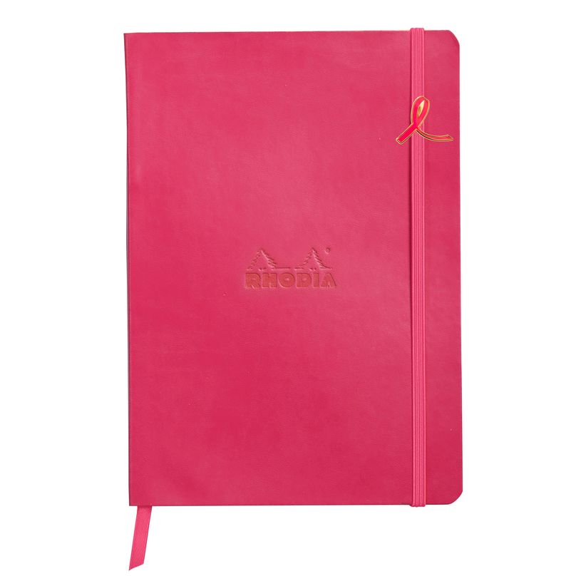 3663619252306-Rhodia - Carnet A5 ligné - 14,8 x 21 cm - Framboise--1