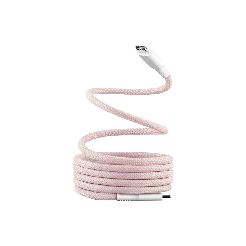 3303170118221-T'nB - Câble USB-C (M) pour USB-C (M) - 1.5 m - rose--1
