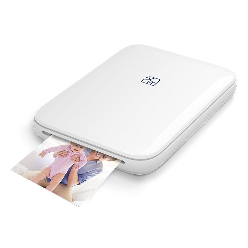 6978368974186-MT53 - Mini Imprimante Photo Portable Blanche - Impression Instantanée Sans Fil--2