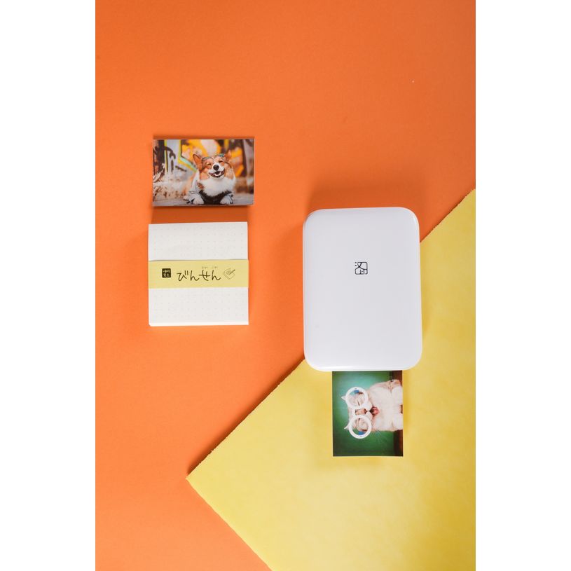 6978368974186-MT53 - Mini Imprimante Photo Portable Blanche - Impression Instantanée Sans Fil--4