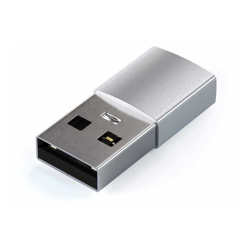 879961008093-Satechi - Adaptateur USB - USB-C (F) pour USB type A (M) - USB 3.0 - argent-P_405273030_1-0