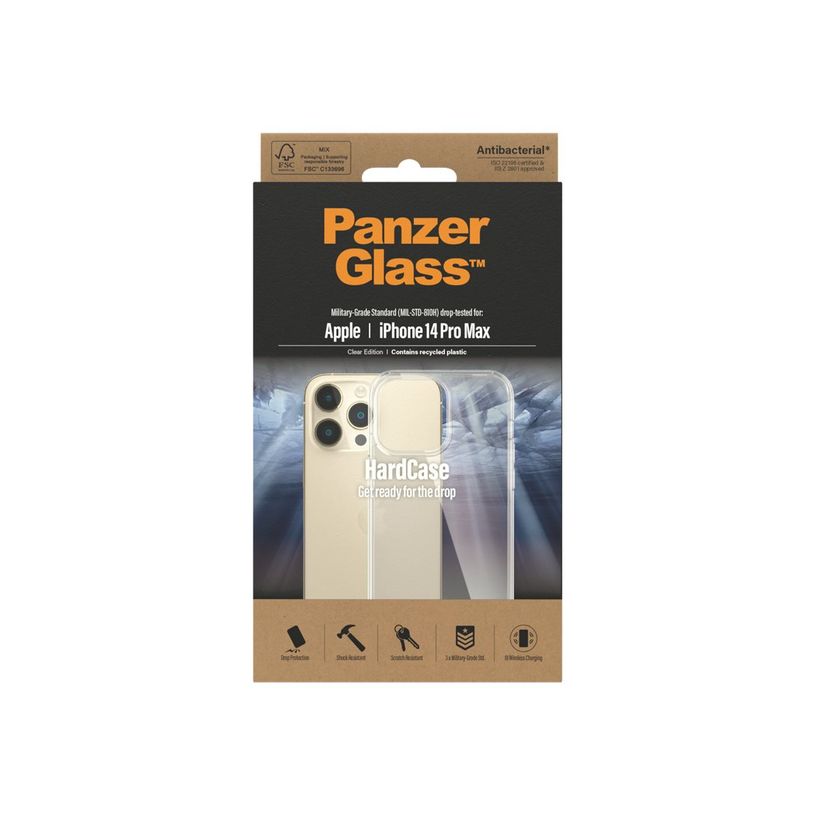 5711724004049-PanzerGlass HardCase - Clear Edition - coque de protection pour Apple iPhone 14 Pro Max - antibactérien -P_405273045_2-1