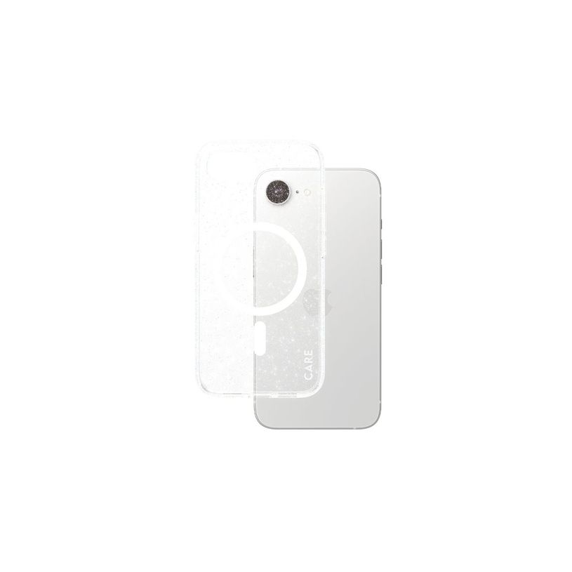 5715685021015-Panzerglasse - Coque de protection pour Apple iPhone 16e / 17e - MagSafe - Silicone - Tran-P_405273053_2-0