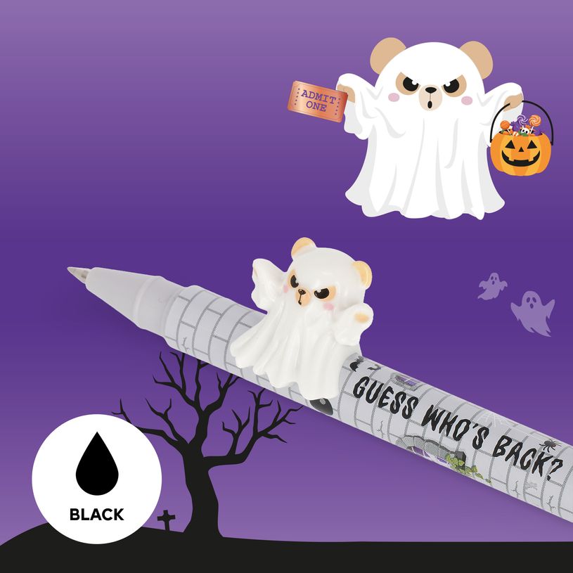 8052694141554-LEGAMI - Set de 2 Stylos à Encre Gel Lovely Friends Secret - Trick or Treat--8