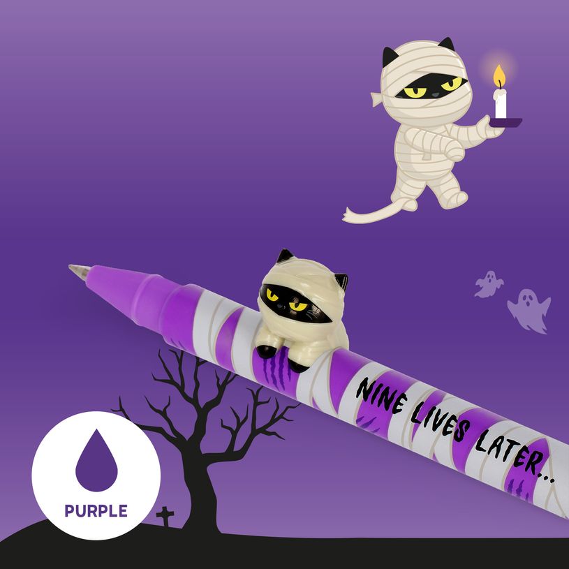 8052694141554-LEGAMI - Set de 2 Stylos à Encre Gel Lovely Friends Secret - Trick or Treat--1
