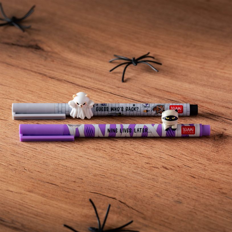 8052694141554-LEGAMI - Set de 2 Stylos à Encre Gel Lovely Friends Secret - Trick or Treat--2