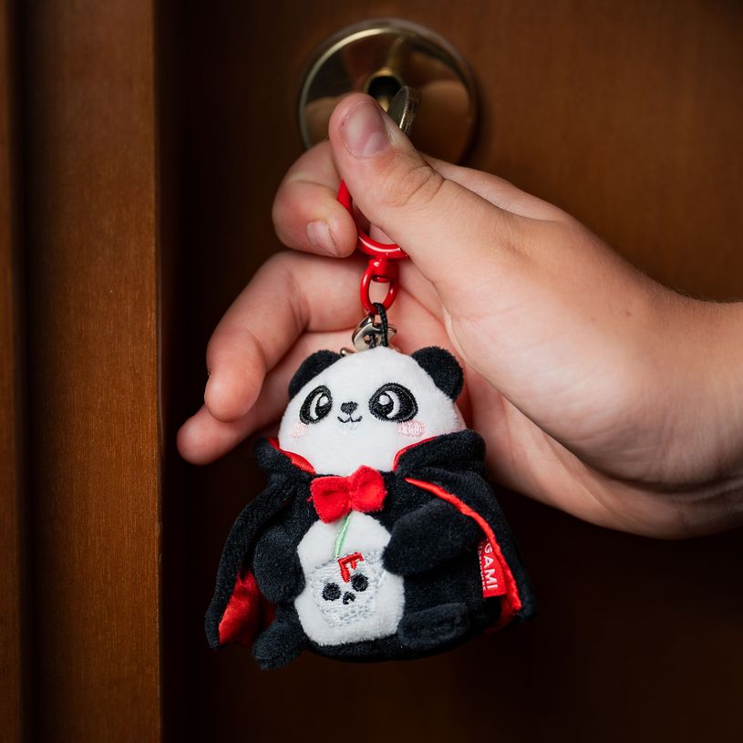 8052694142919-LEGAMI - Porte-clés en Peluche Secret - Trick or Treat--7