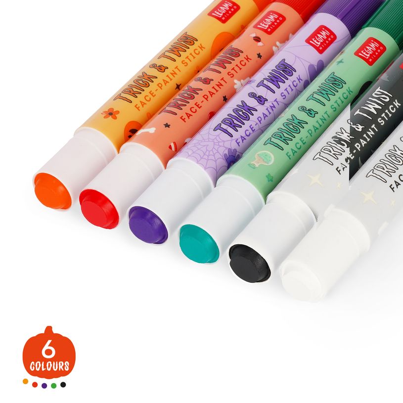 8052694143183-LEGAMI - Set de 6 Crayons de Maquillage pour le Visage Halloween--2